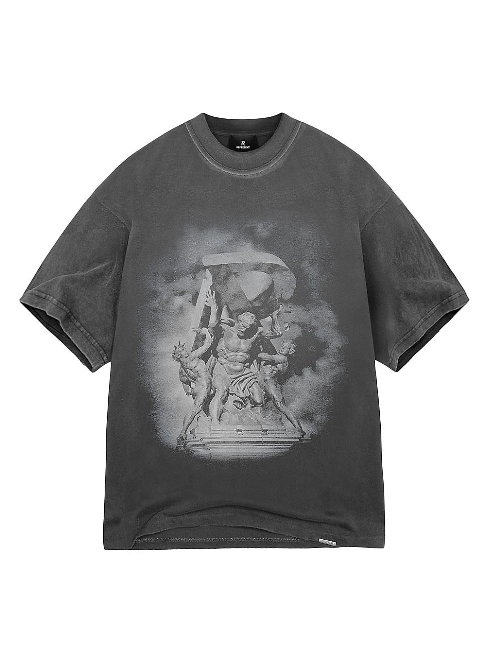 Mens Atlas Graphic Cotton T-Shirt Product Image