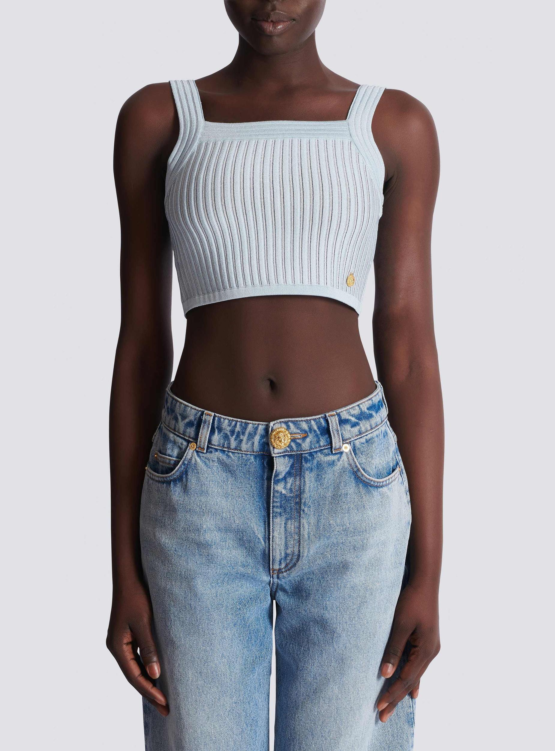 Textured knit top Product Image