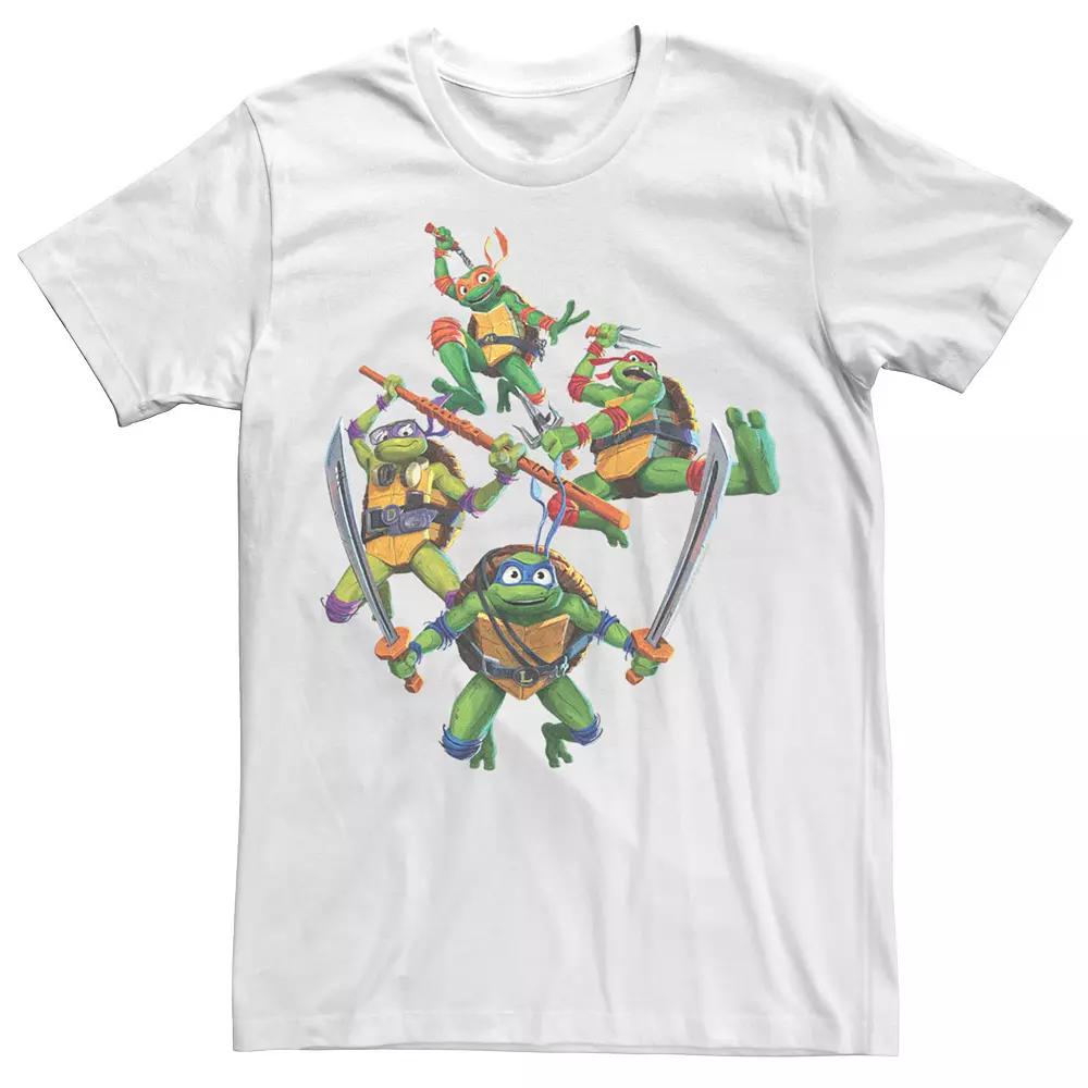 Men's TMNT Mutant Mayhem Turtle Attack Graphic Tee,  Product Image