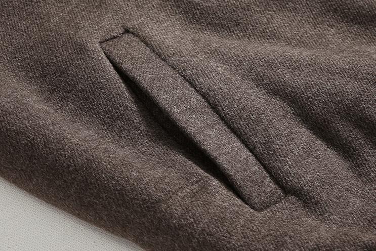 RT No. 6168 DARK BROWN WOOLEN VARSITY JK Product Image