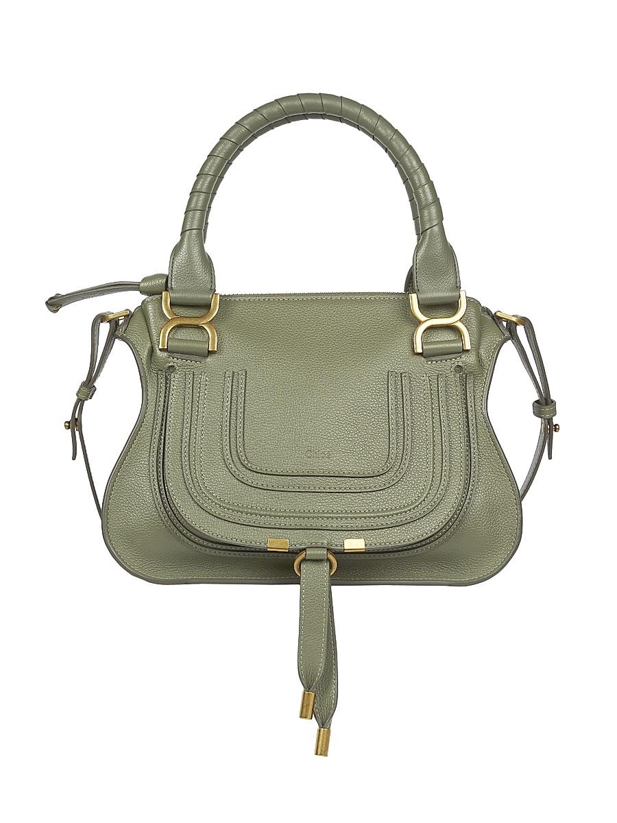 Womens Small Marcie Leather Satchel Product Image