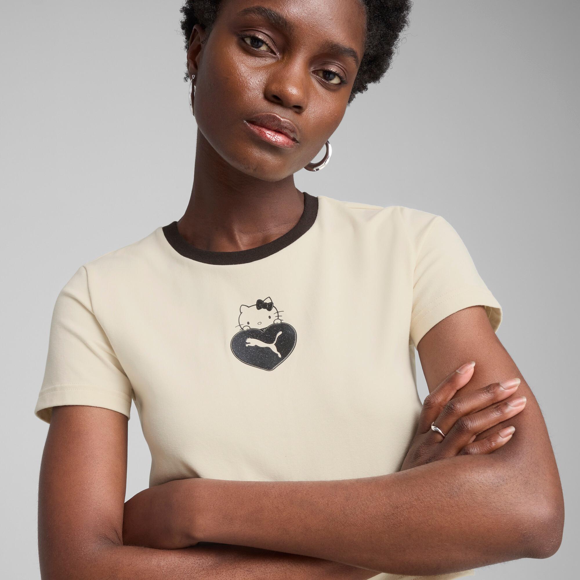 PUMA x HELLO KITTYÂ® AND FRIENDS Women's Graphic Baby T-Shirt Product Image