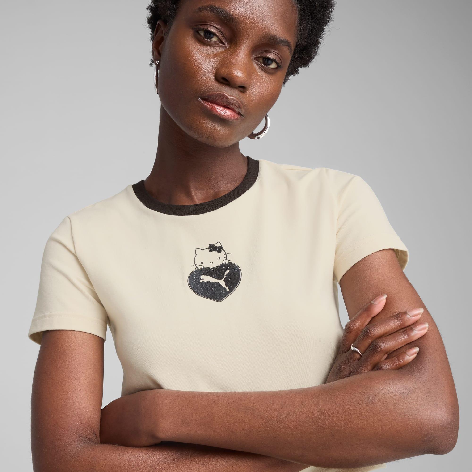 PUMA x HELLO KITTYÂ® AND FRIENDS Women's Graphic Baby T-Shirt Product Image