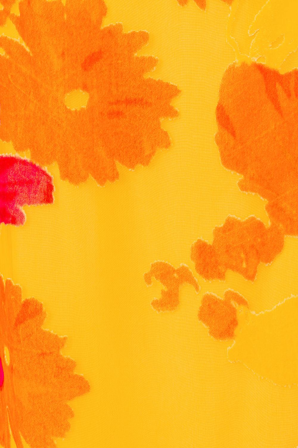 Sorrenta Midi Skirt - Floreale Sunny Product Image