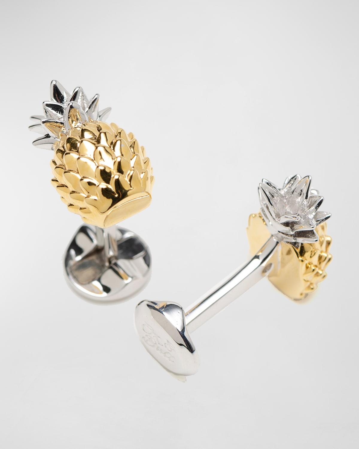 3D Pineapple Cufflinks Product Image