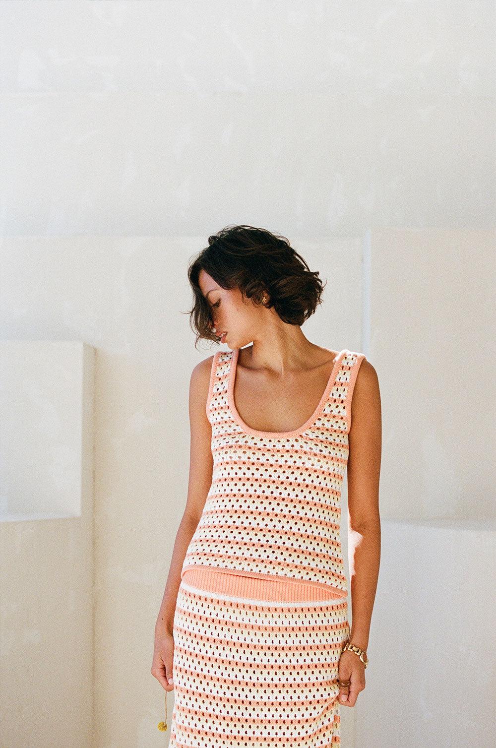 Erin Knit Top - Orange Product Image