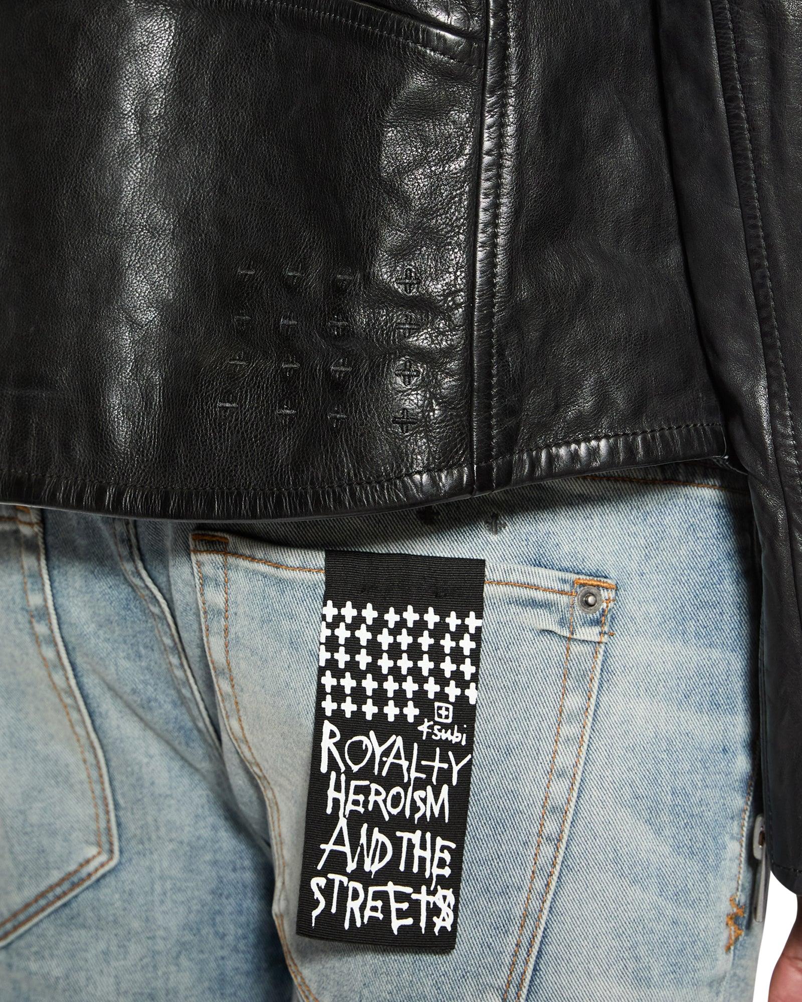 CAPITOL LEATHER JACKET BLACK Male Product Image