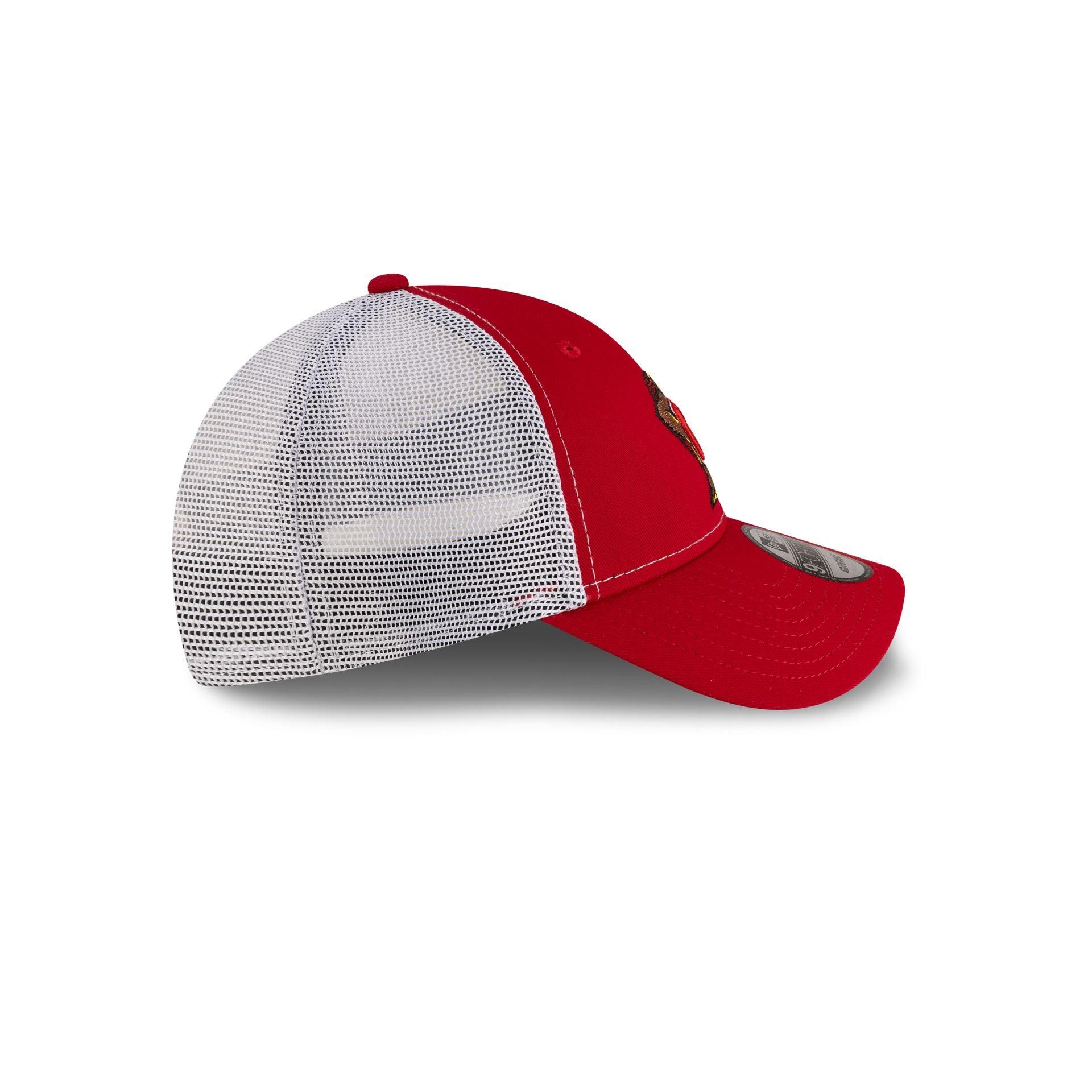 Maryland Terrapins Scarlet White Mesh 9FORTY Trucker Male Product Image