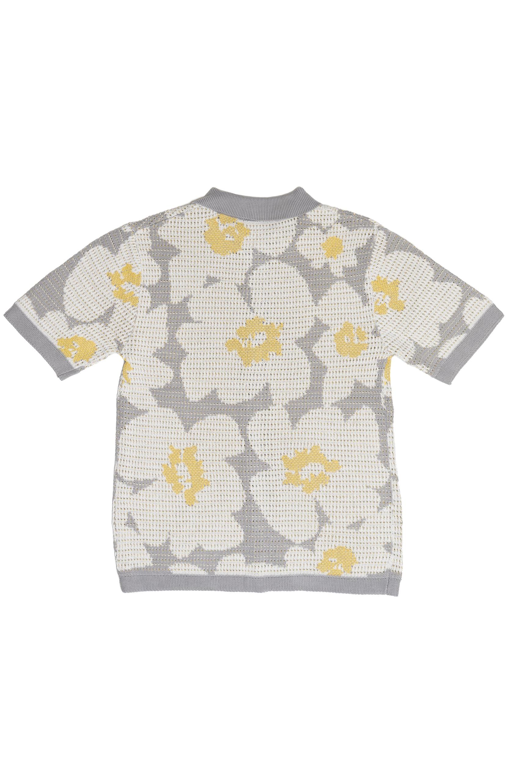 Pressed Flower Knit Button Up Product Image