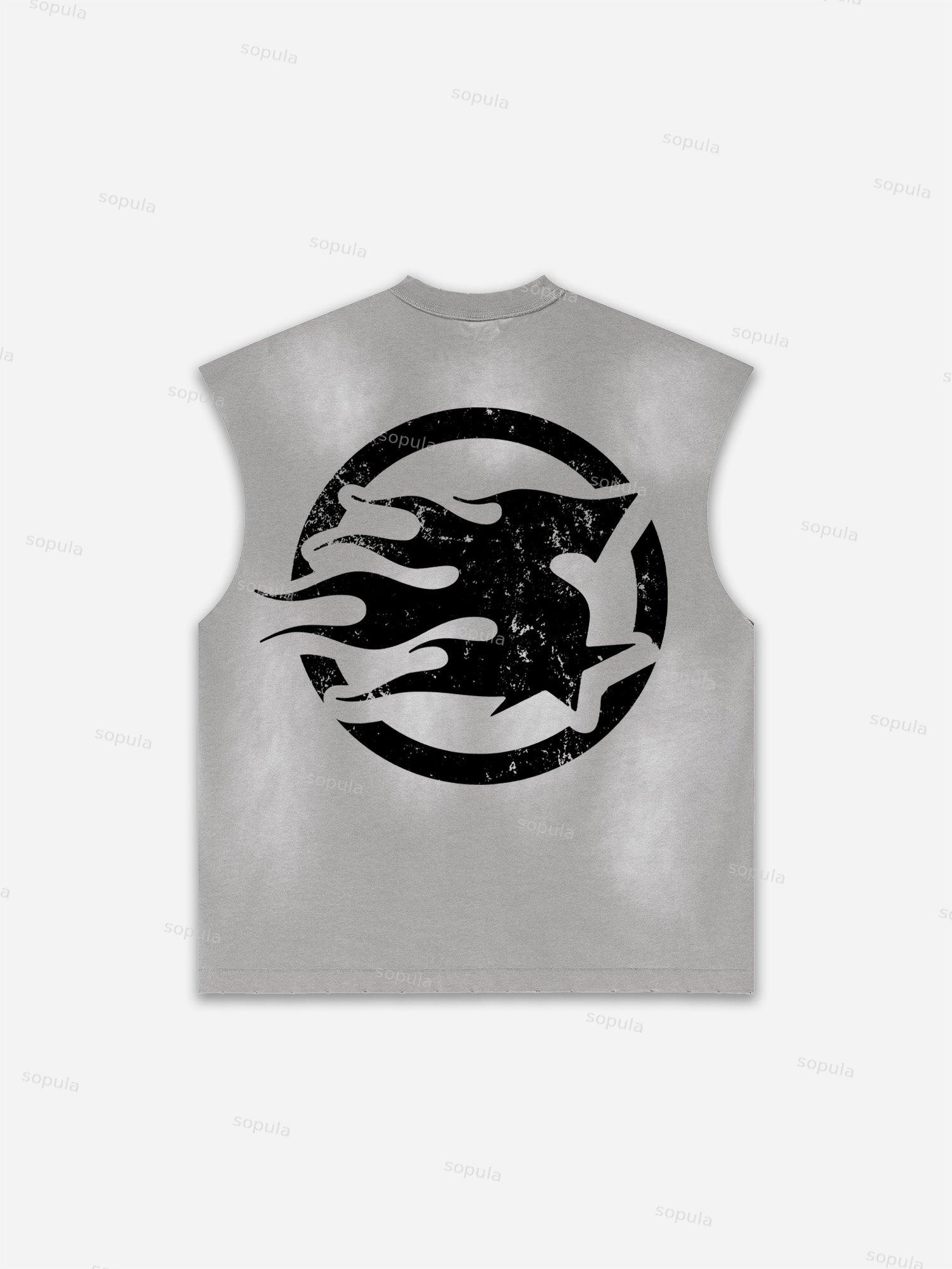 Men's Washed Fly By Choice Graphic Tank Top Product Image