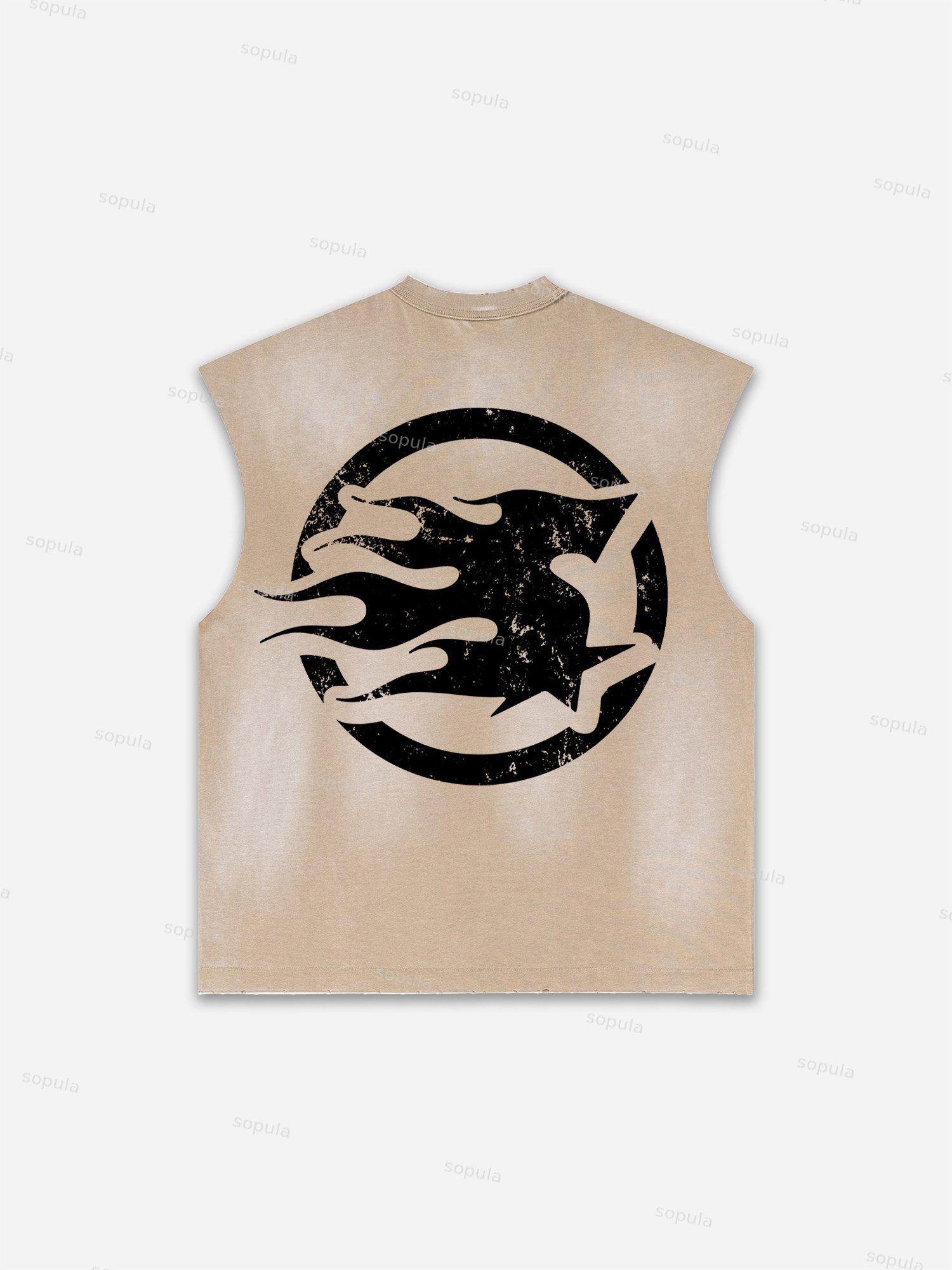 Men's Washed Fly By Choice Graphic Tank Top Product Image