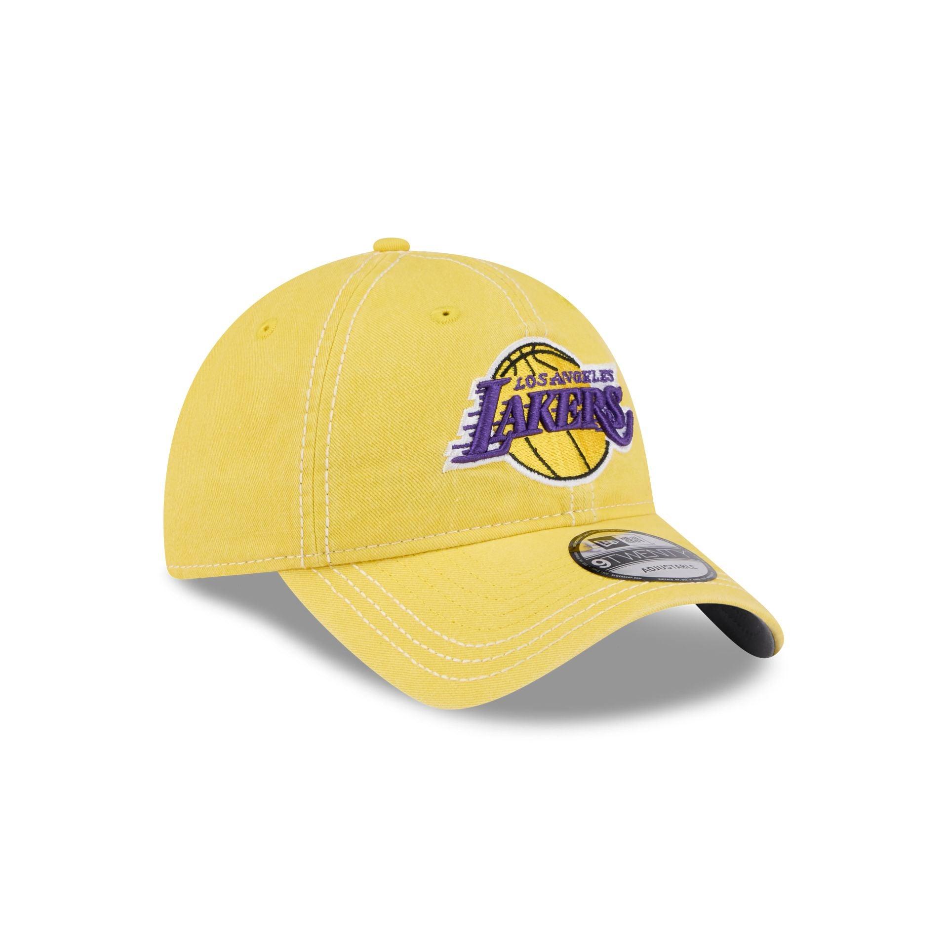 Los Angeles Lakers Washed Contrast 9TWENTY Adjustable Hat Male Product Image