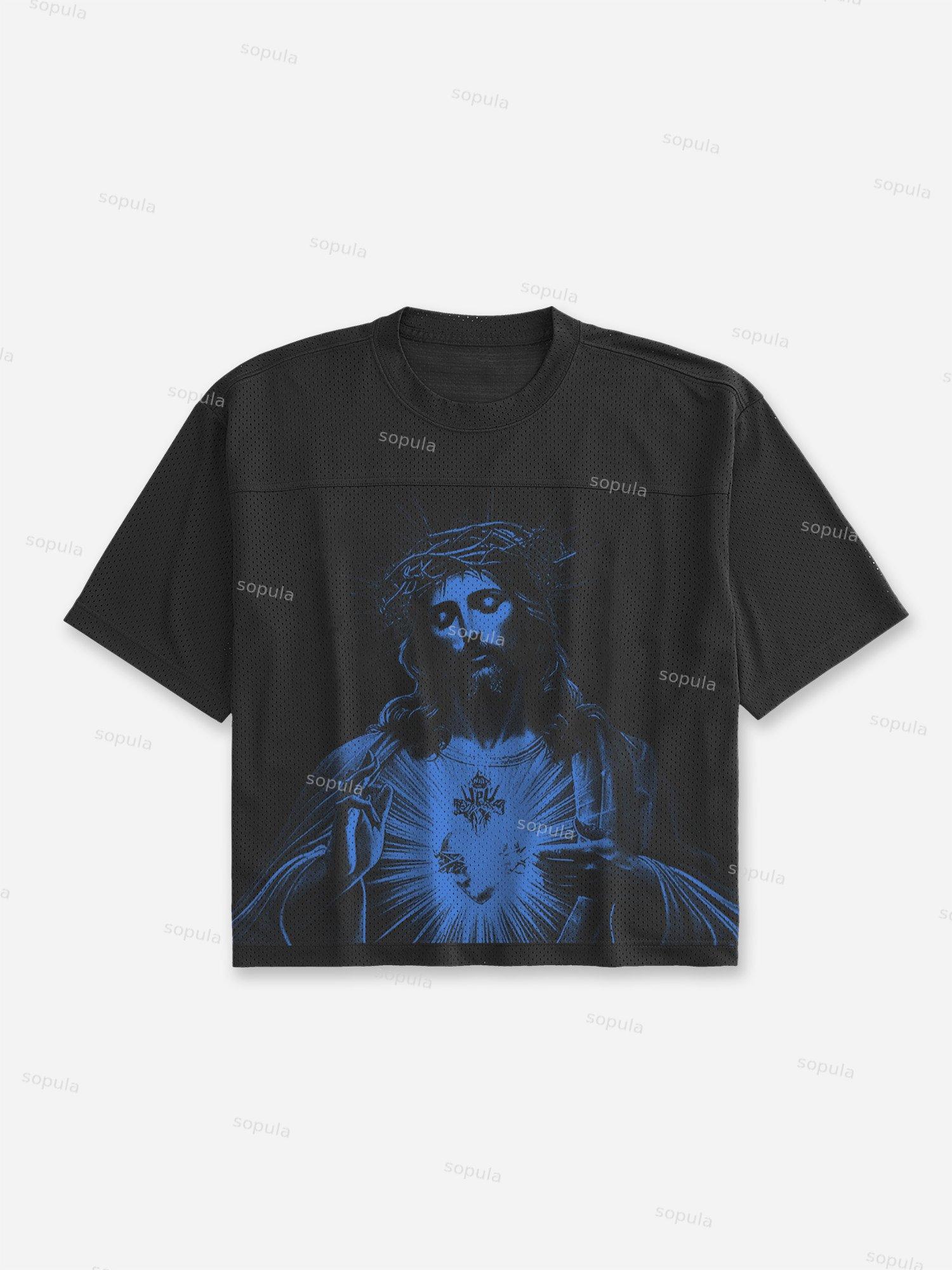 Sopula Faith Is Forever Graphic No 23 Blokette Blokecore Jersey T-Shirt Product Image