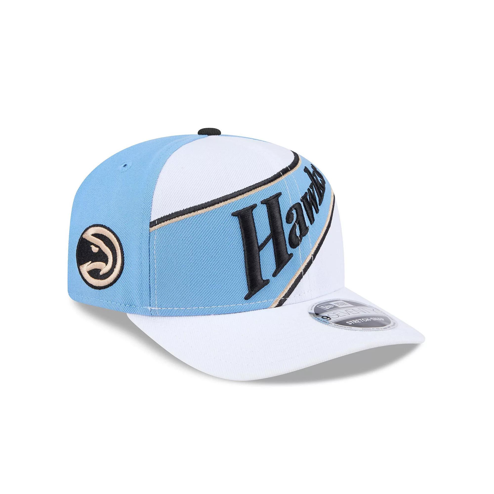 Men's New Era  White Atlanta Hawks 2024/25 City Edition 9SEVENTY Stretch-Snap Hat Product Image