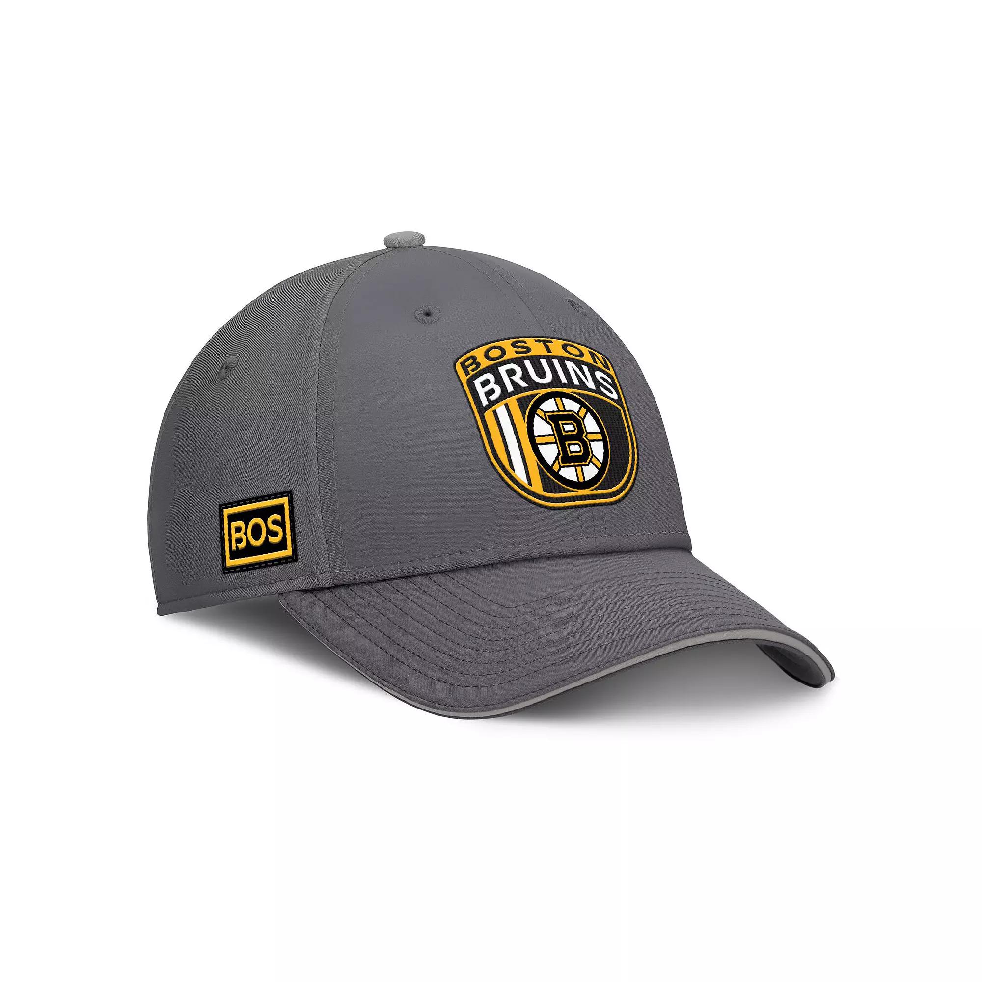 Men's Fanatics Gray Boston Bruins Home Ice Flex Hat, Size: Medium/Large, Grey Product Image
