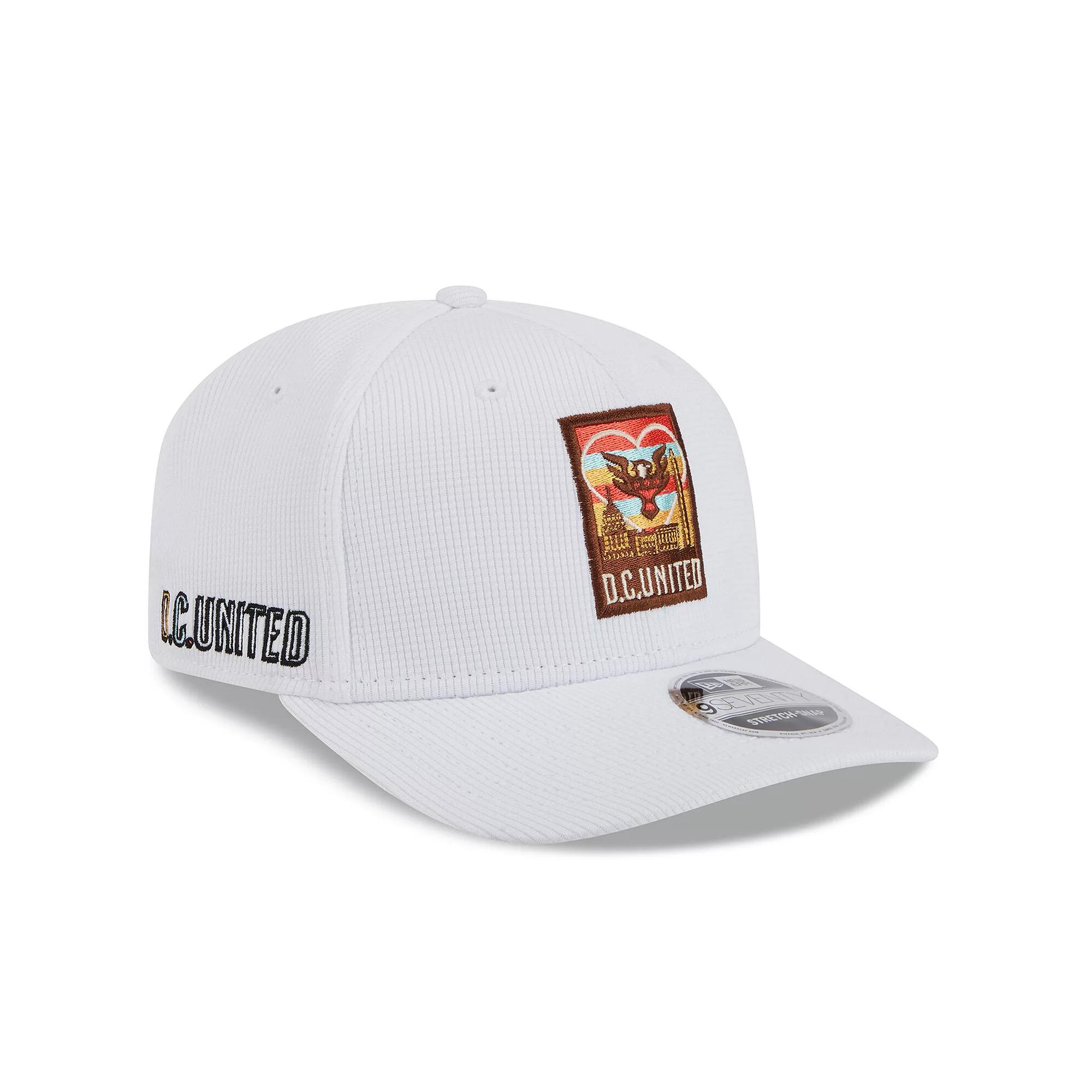 Men's New Era White D.C. United 2025 Jersey Hook 9SEVENTY Stretch-Snap Hat, Dcu White Product Image