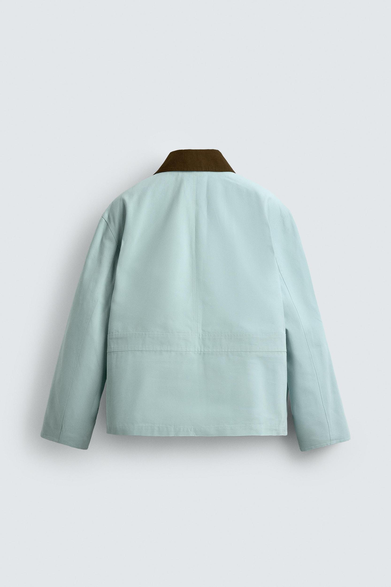 CONTRAST COLLAR JACKET Product Image