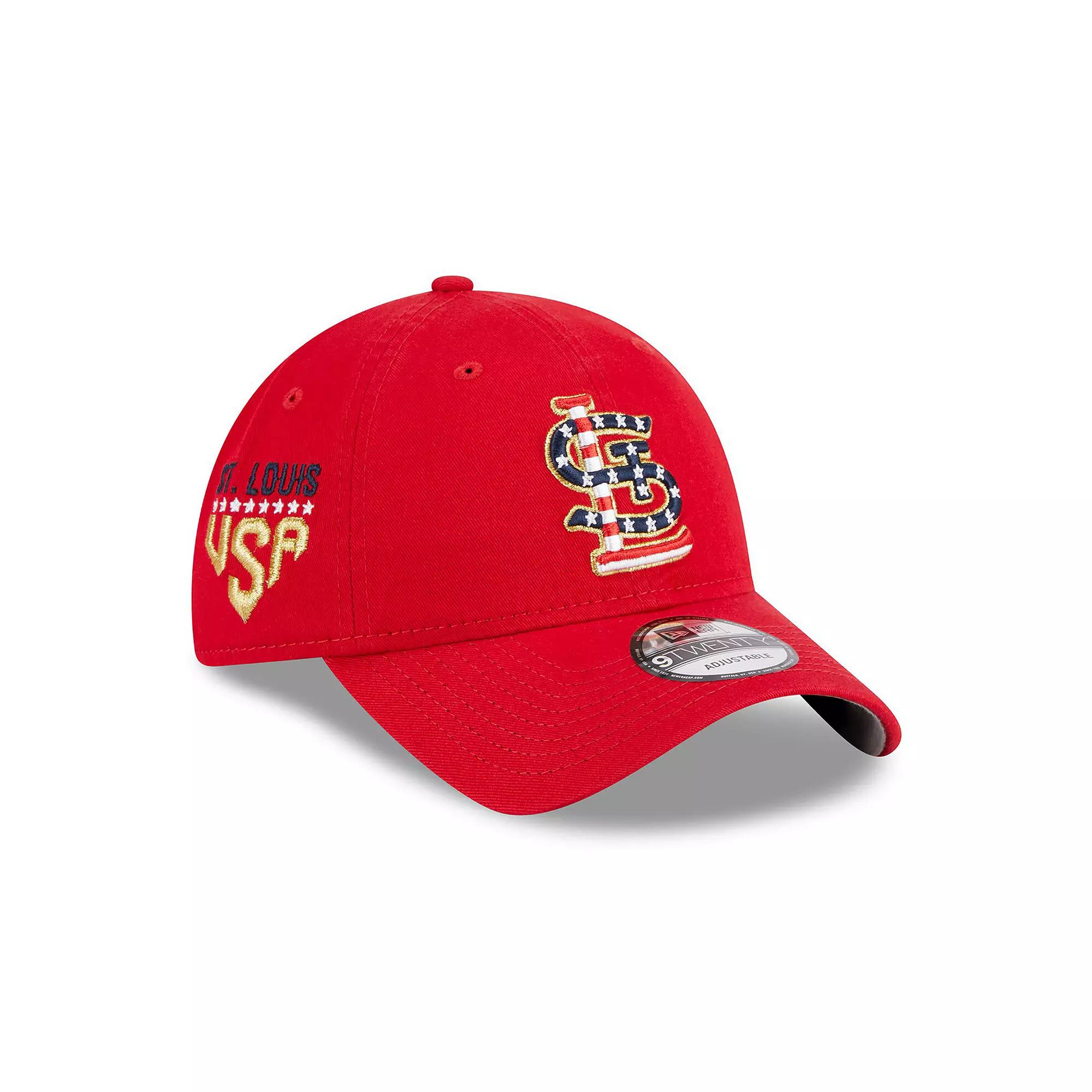 Men's New Era  Red St. Louis Cardinals 2023 Fourth of July 9TWENTY Adjustable Hat Product Image