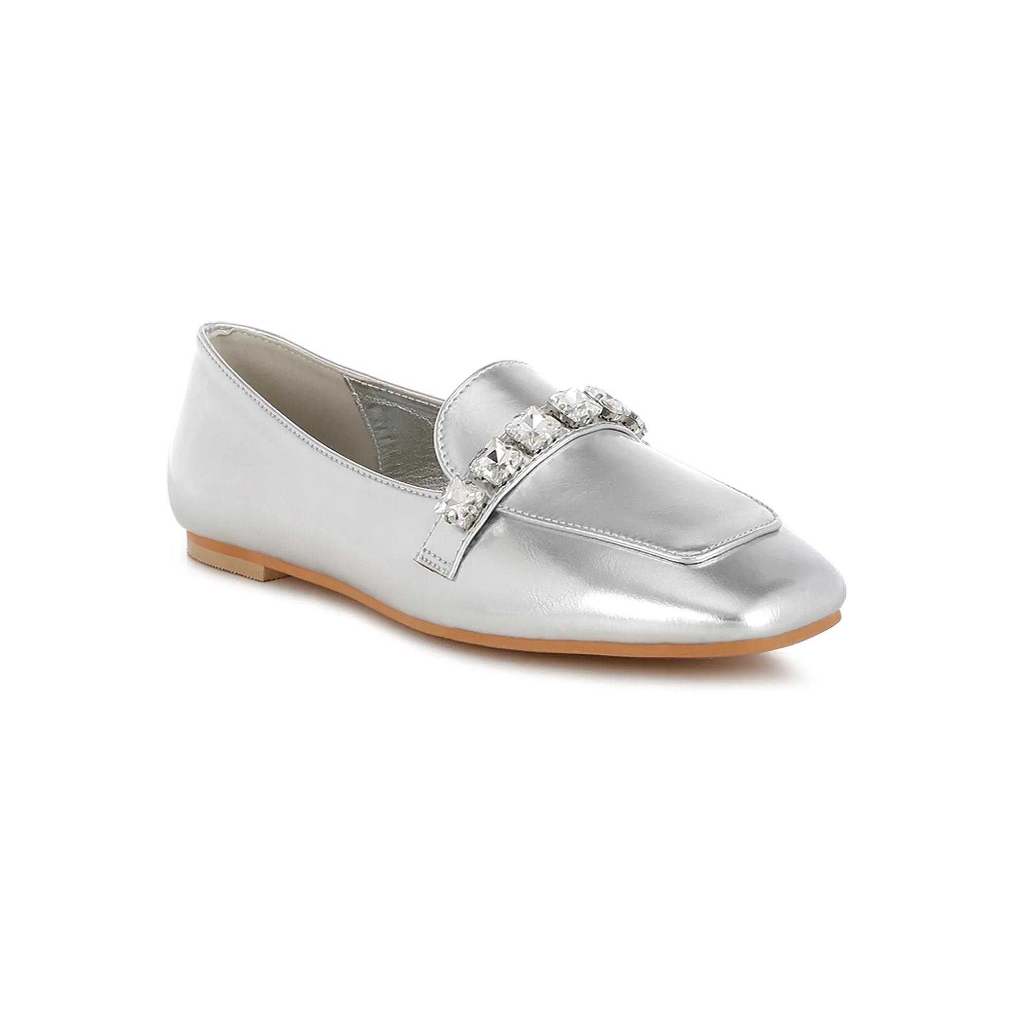 Rag & Co Celosia Women's Loafers, Size: 8, Silver Product Image