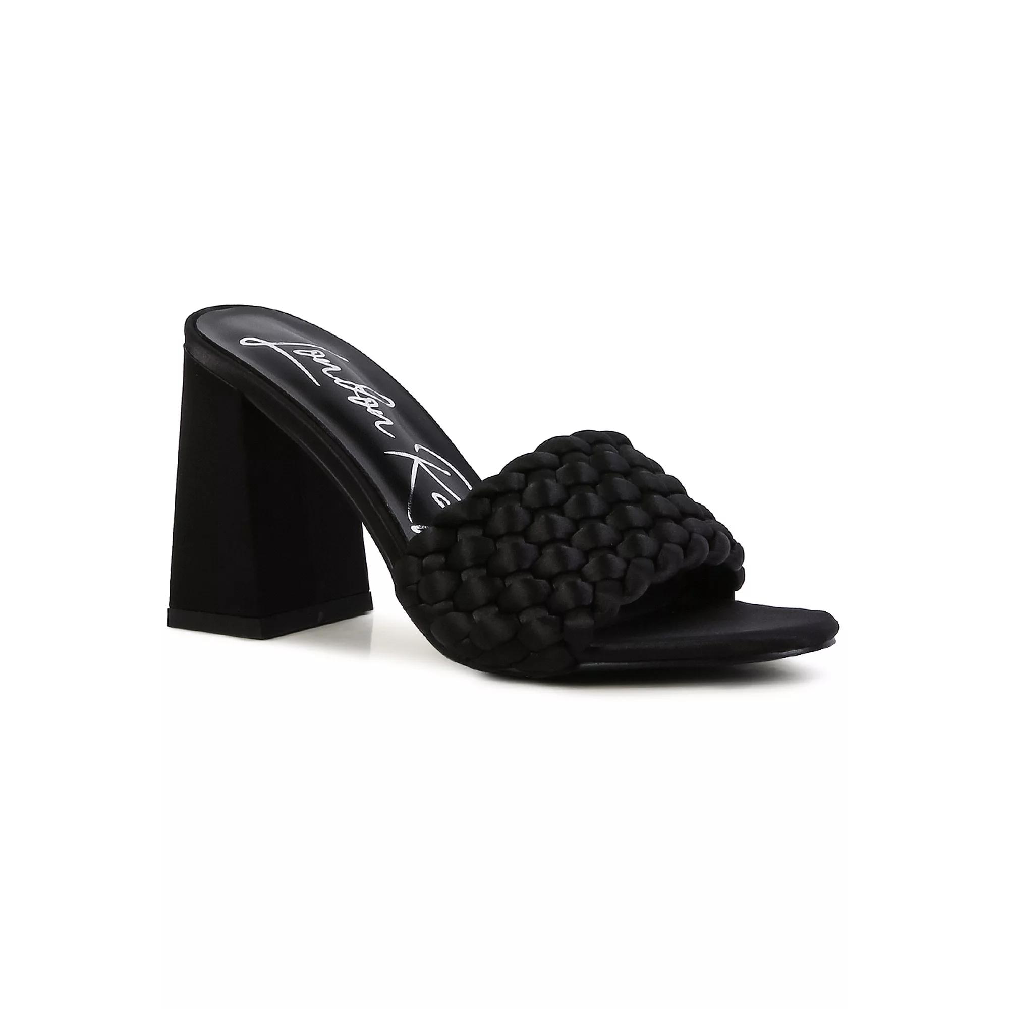 London Rag Lust Look Women's Block Heel Sandals,  Product Image