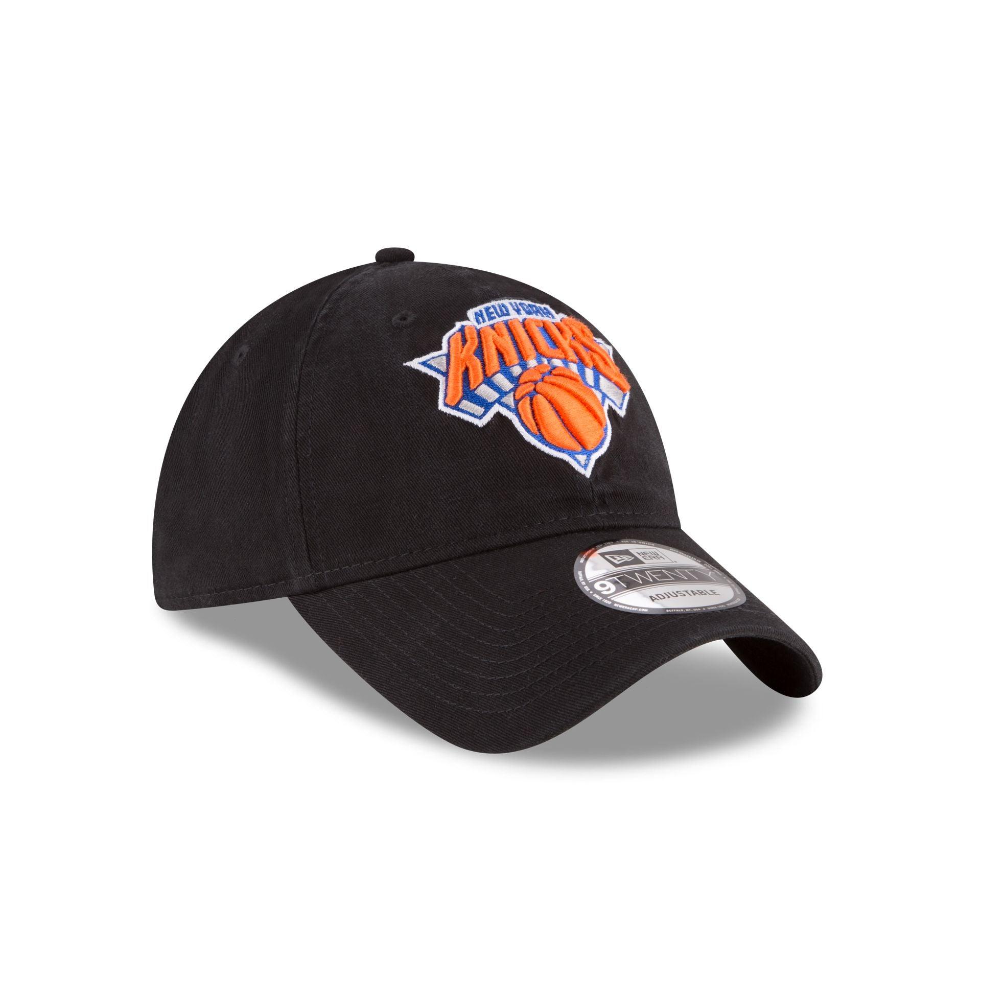 New York Knicks Core Classic Black 9TWENTY Adjustable Hat Male Product Image