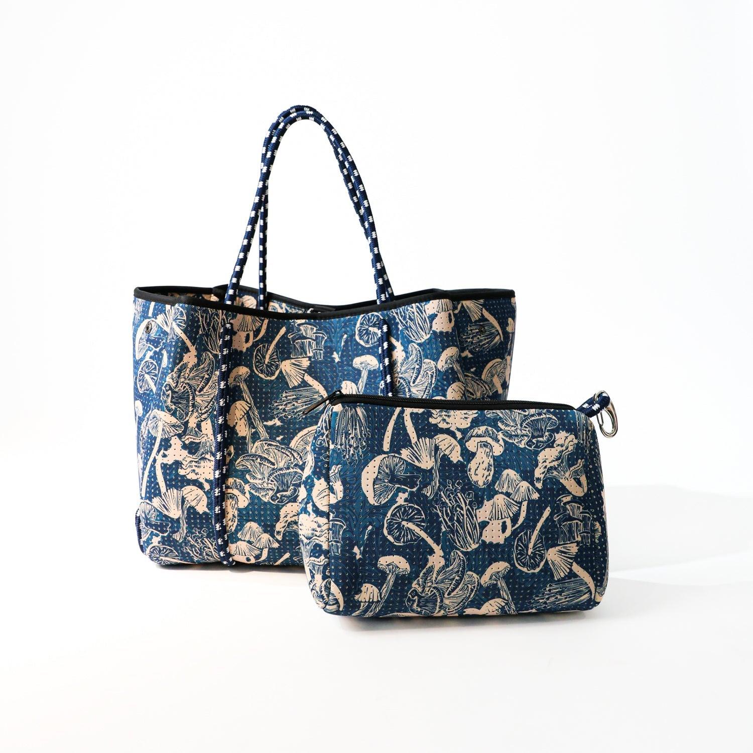 EVERYDAY TOTE SHROOMS TEAL Product Image