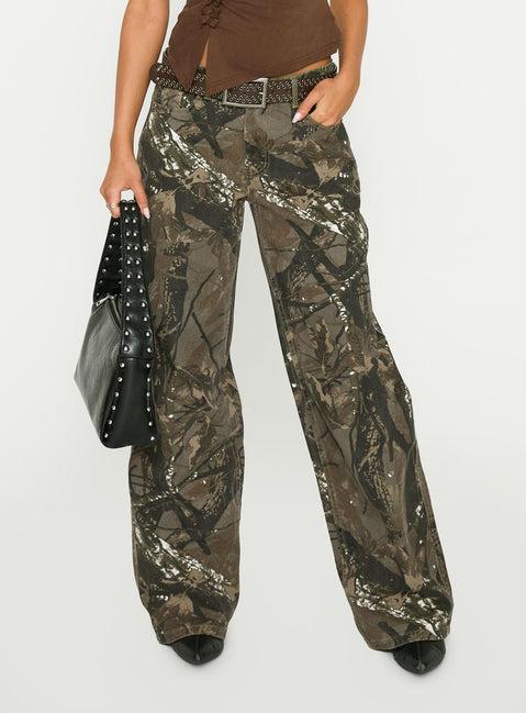 Raiders Cargo Jeans Camouflage Product Image