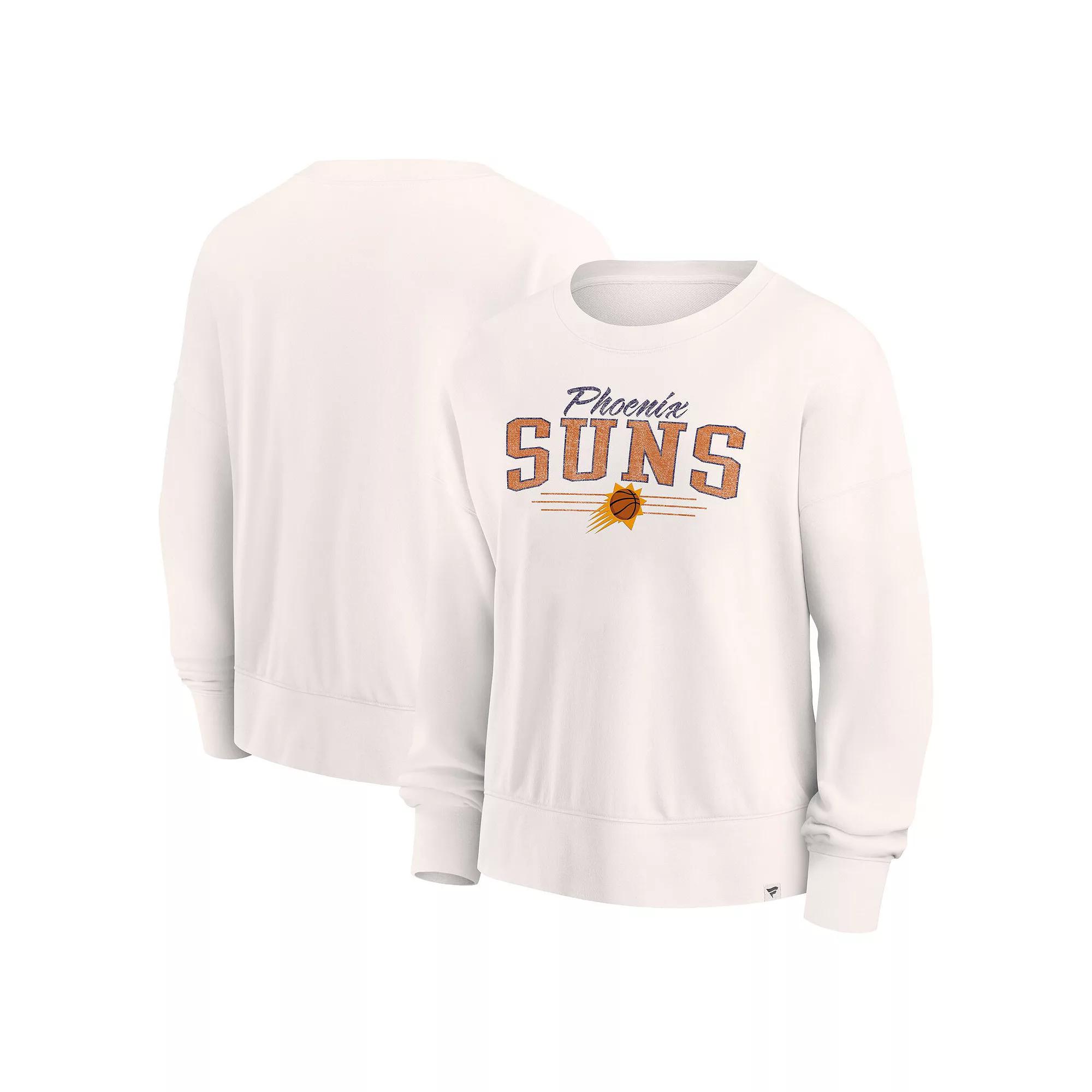 Women's Fanatics Branded Cream Phoenix Suns Close the Game Pullover Sweatshirt,  Product Image