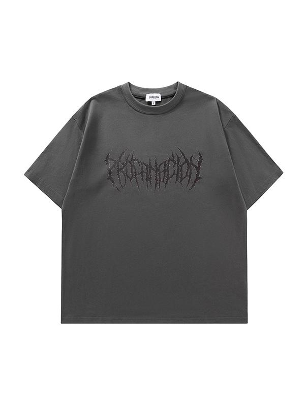 Men's Letters Oversized Short Sleeve Tee Product Image