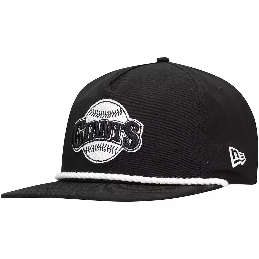 Men's New Era Black San Francisco Giants Golfer Snapback Hat Product Image
