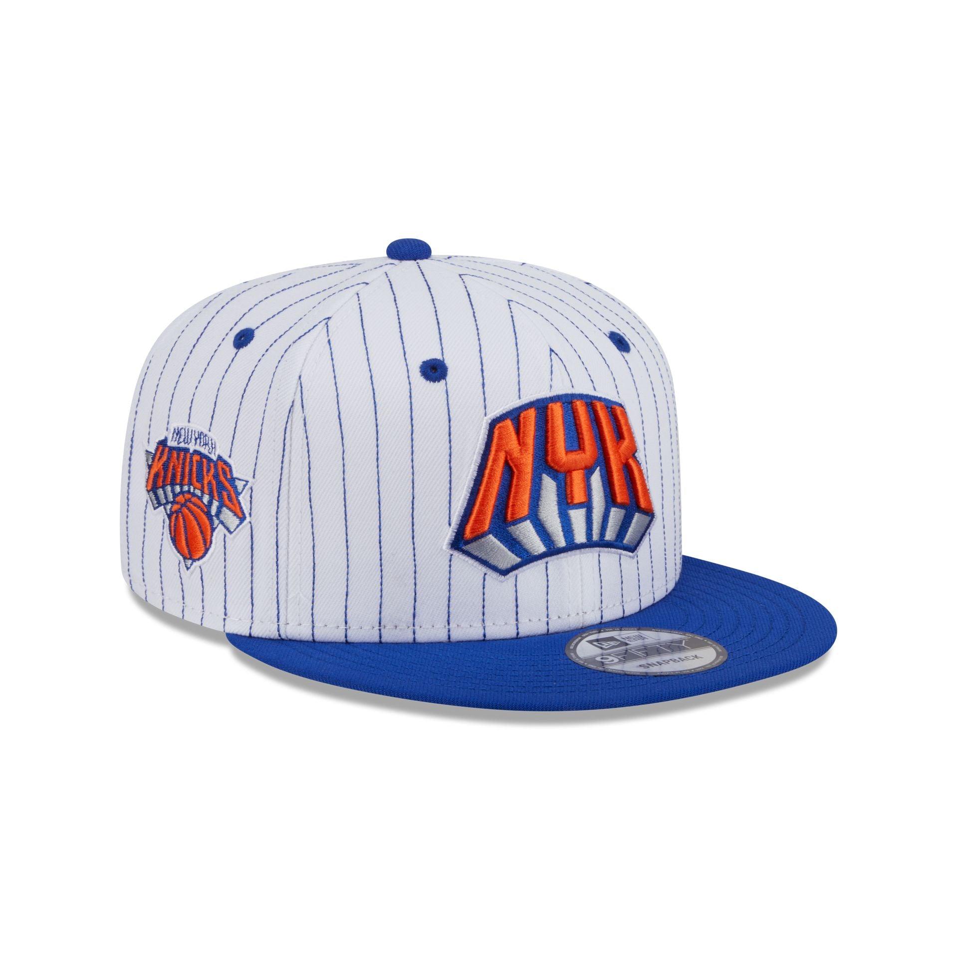 New York Knicks Deceptor Pinstripe 9FIFTY Snapback Hat Male Product Image