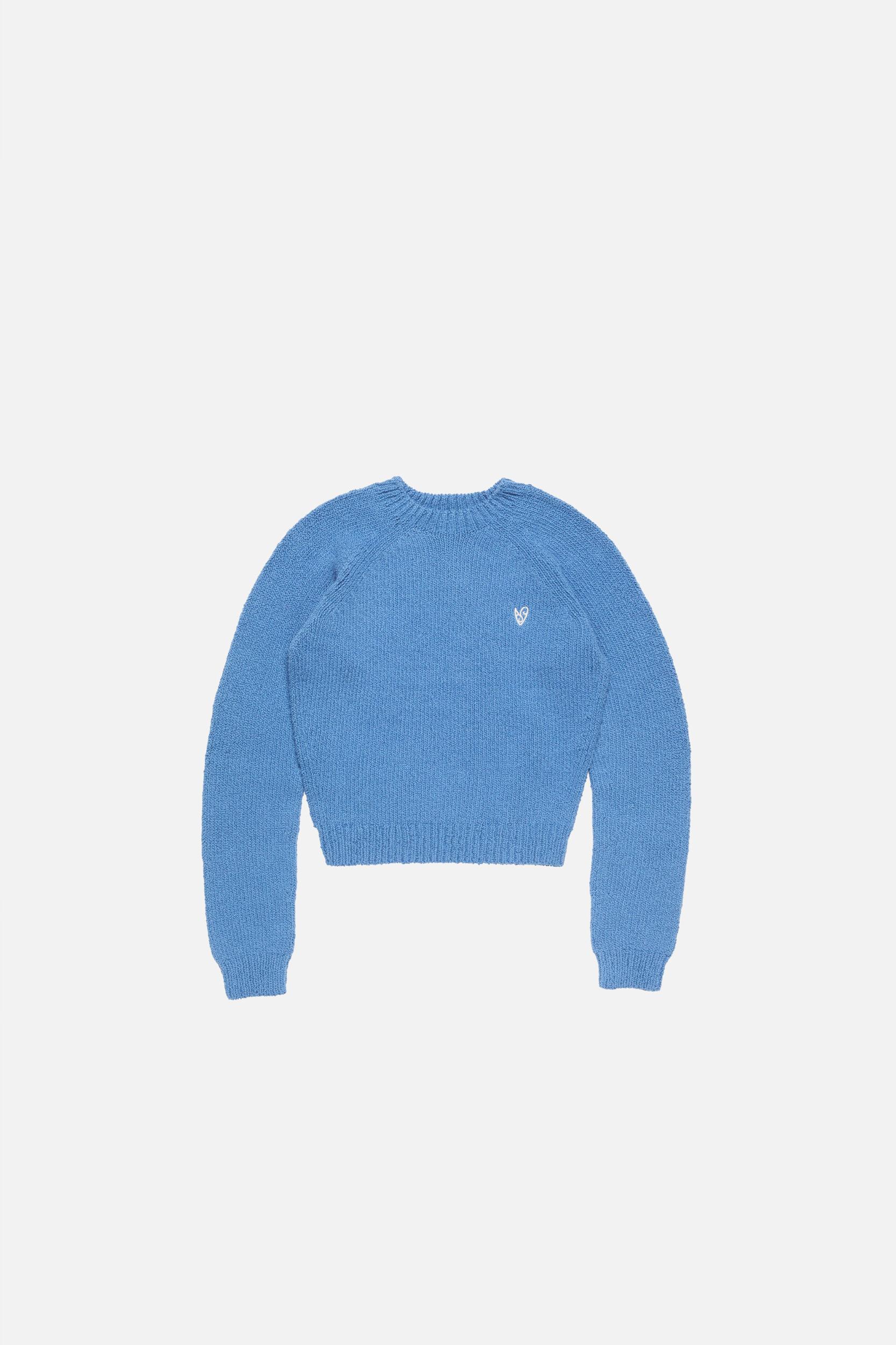 Cropped crewneck sweater Product Image