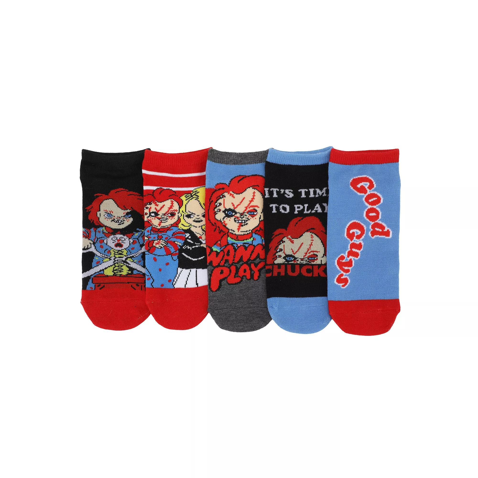 Women's Chucky & The Bride Ankle Socks 5-Pack, Size: 5-10, Chucky And The Bride Product Image