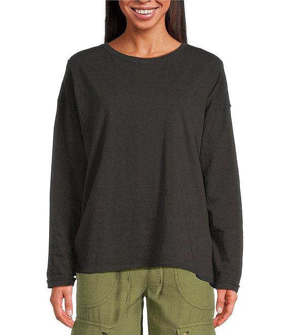 Free People Nina Crew Neck Long Sleeve Tee Product Image