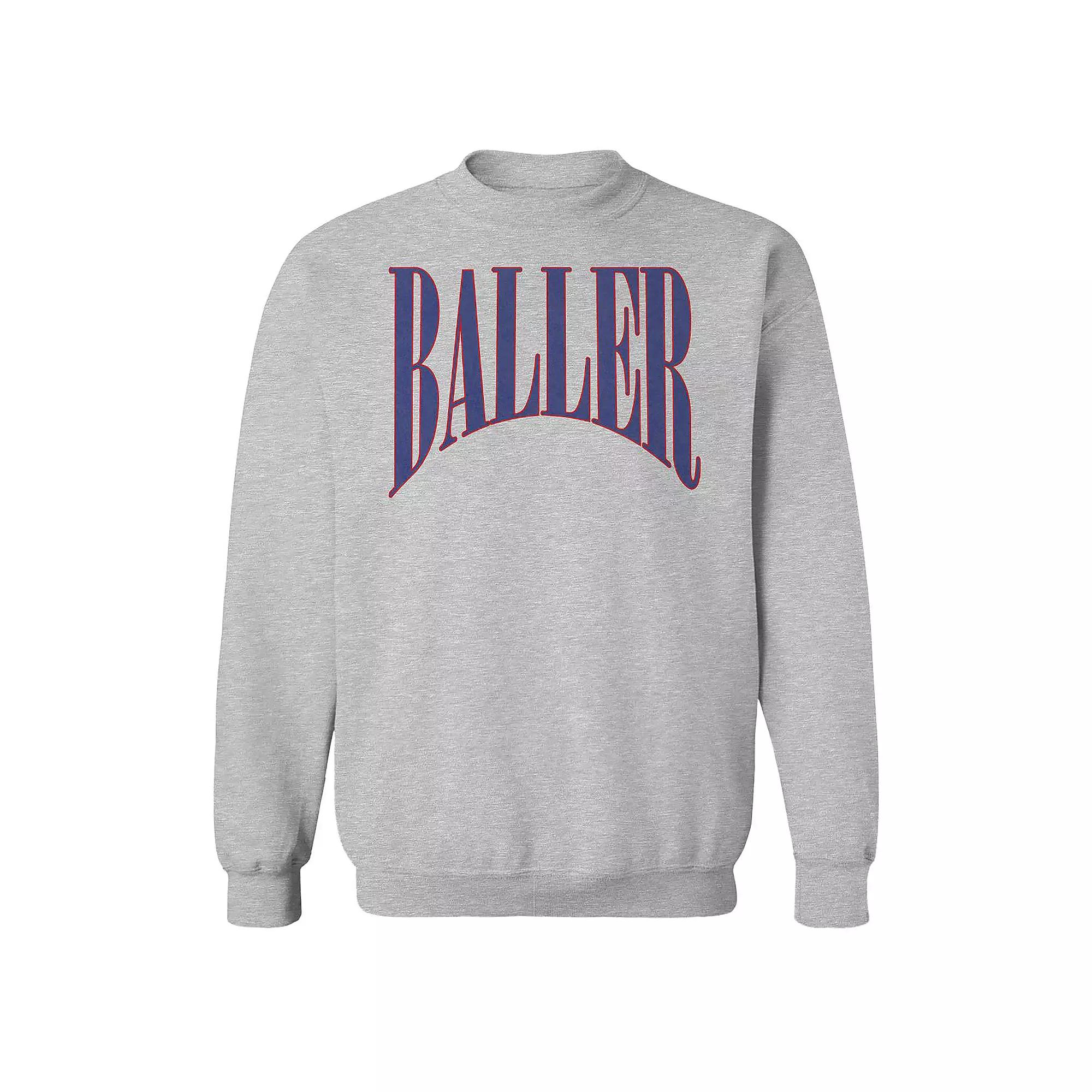 Men's Baller Graphic Fleece, Size: XL, Sport Grey Product Image