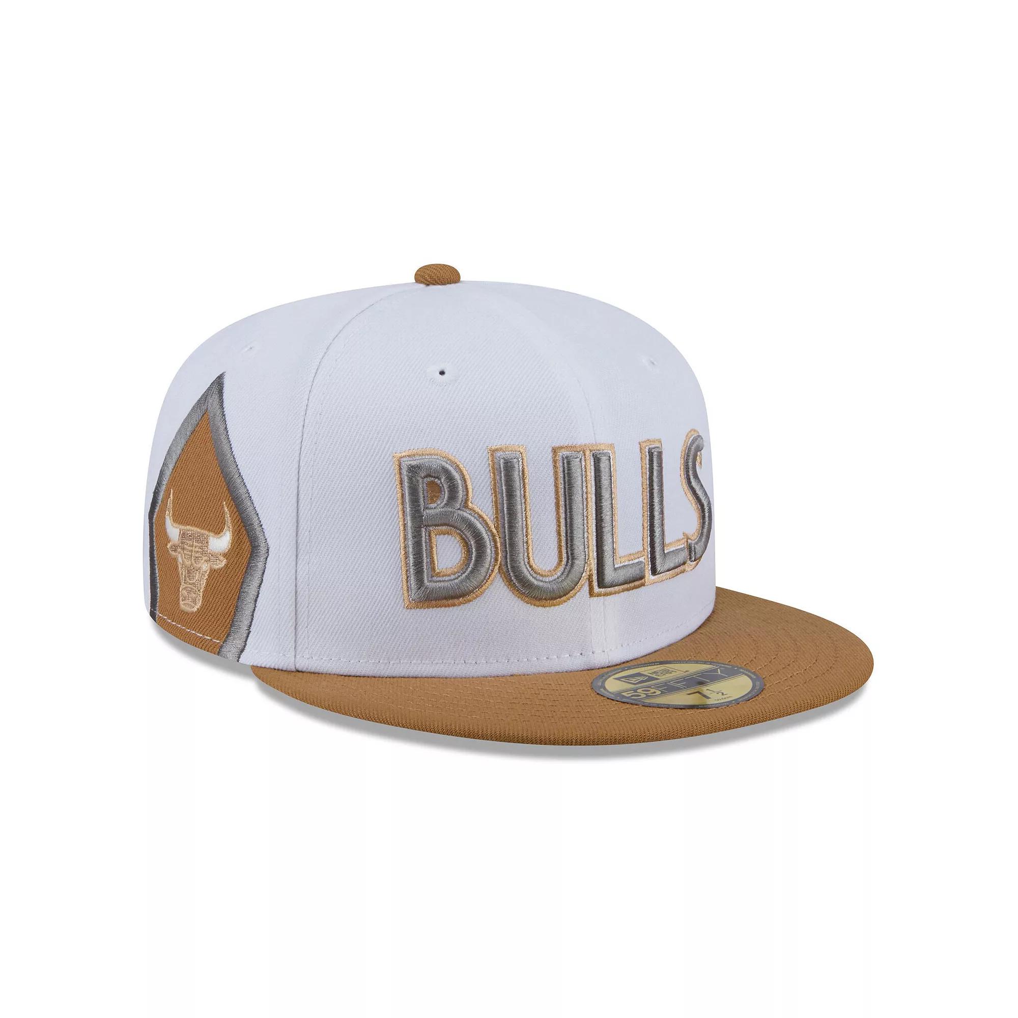 Men's New Era  White Chicago Bulls 2024/25 City Edition 59FIFTY Fitted Hat, Size: 7 7/8 Product Image