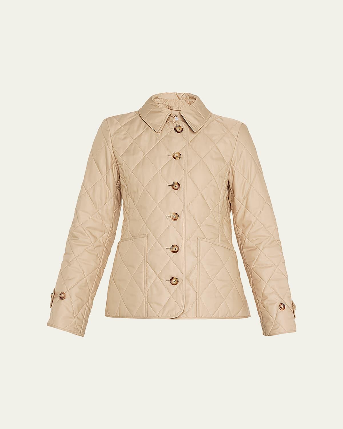 Womens Fernleigh Quilted Logo Jacket Product Image