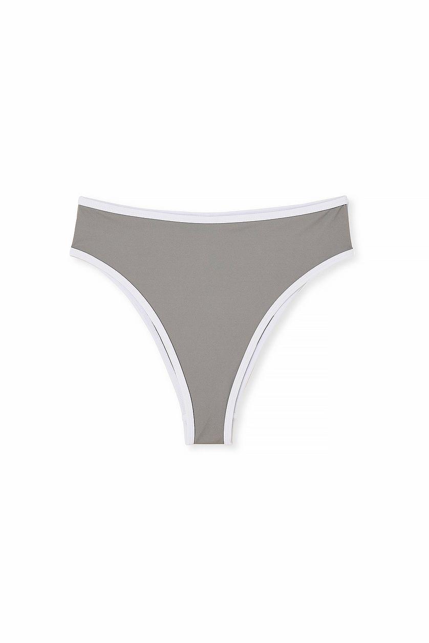 Contrast Detail High Leg Bikini Panty Product Image