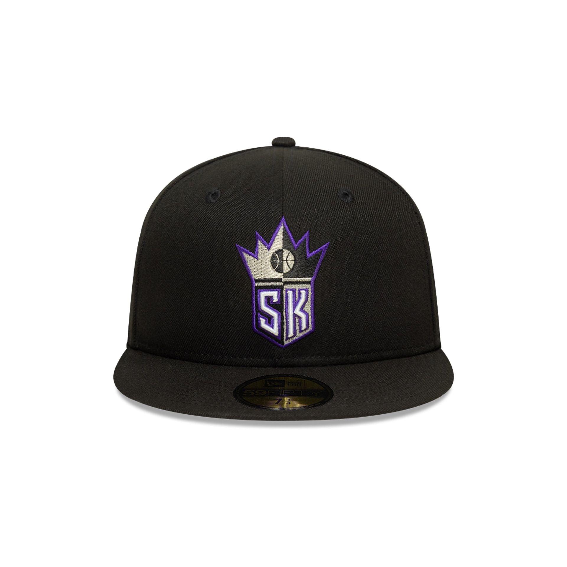 Sacramento Kings Classic Edition Black 59FIFTY Fitted Hat Male Product Image