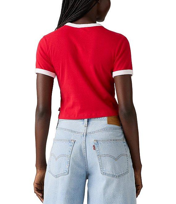 Levi's® Short Sleeve Mini Varsity Number Ringer T-Shirt Product Image