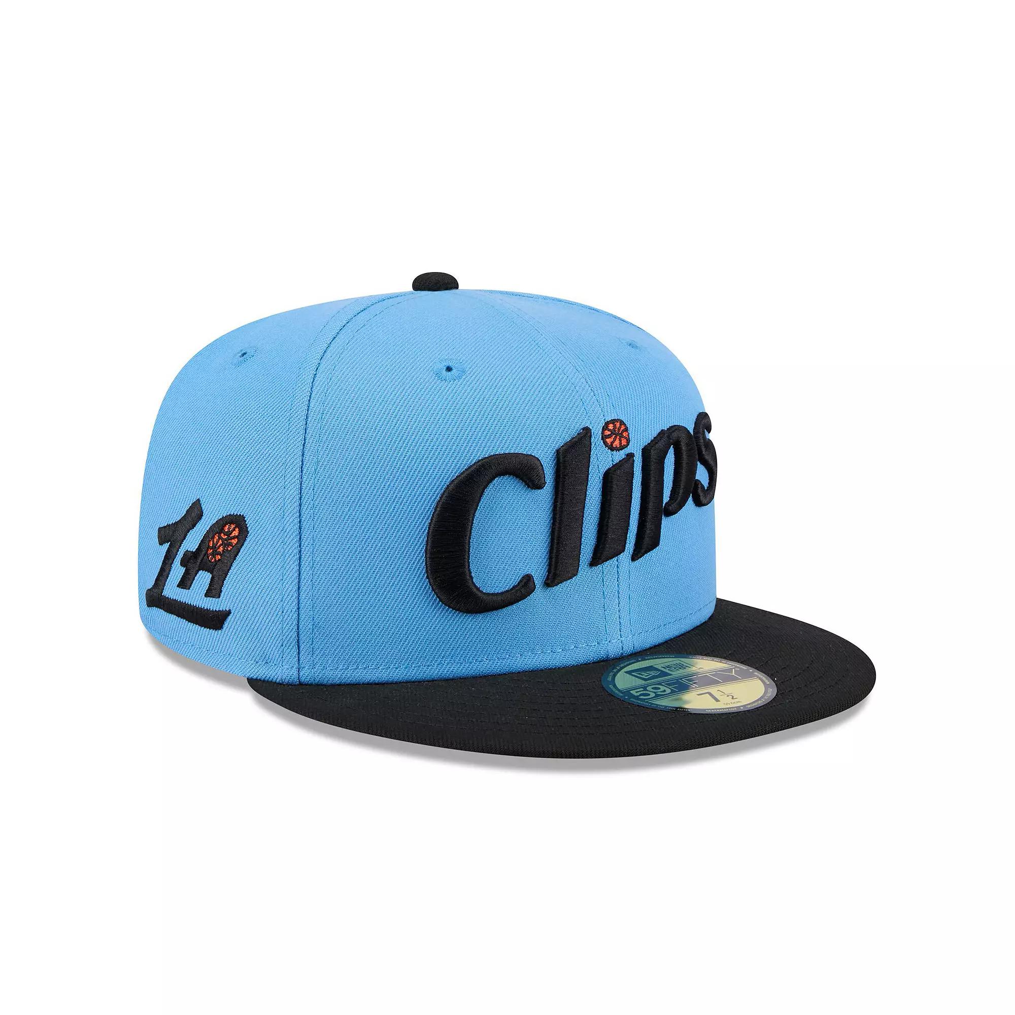Men's New Era  Light Blue LA Clippers 2024/25 City Edition 59FIFTY Fitted Hat, Size: 7 7/8 Product Image