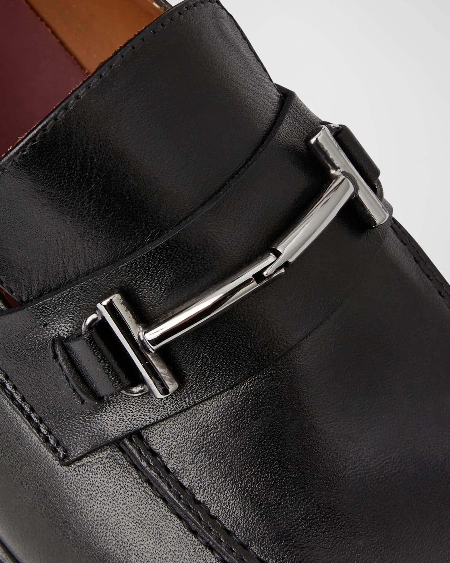 Men's Sante Double-Gore Leather Bit Loafers Product Image