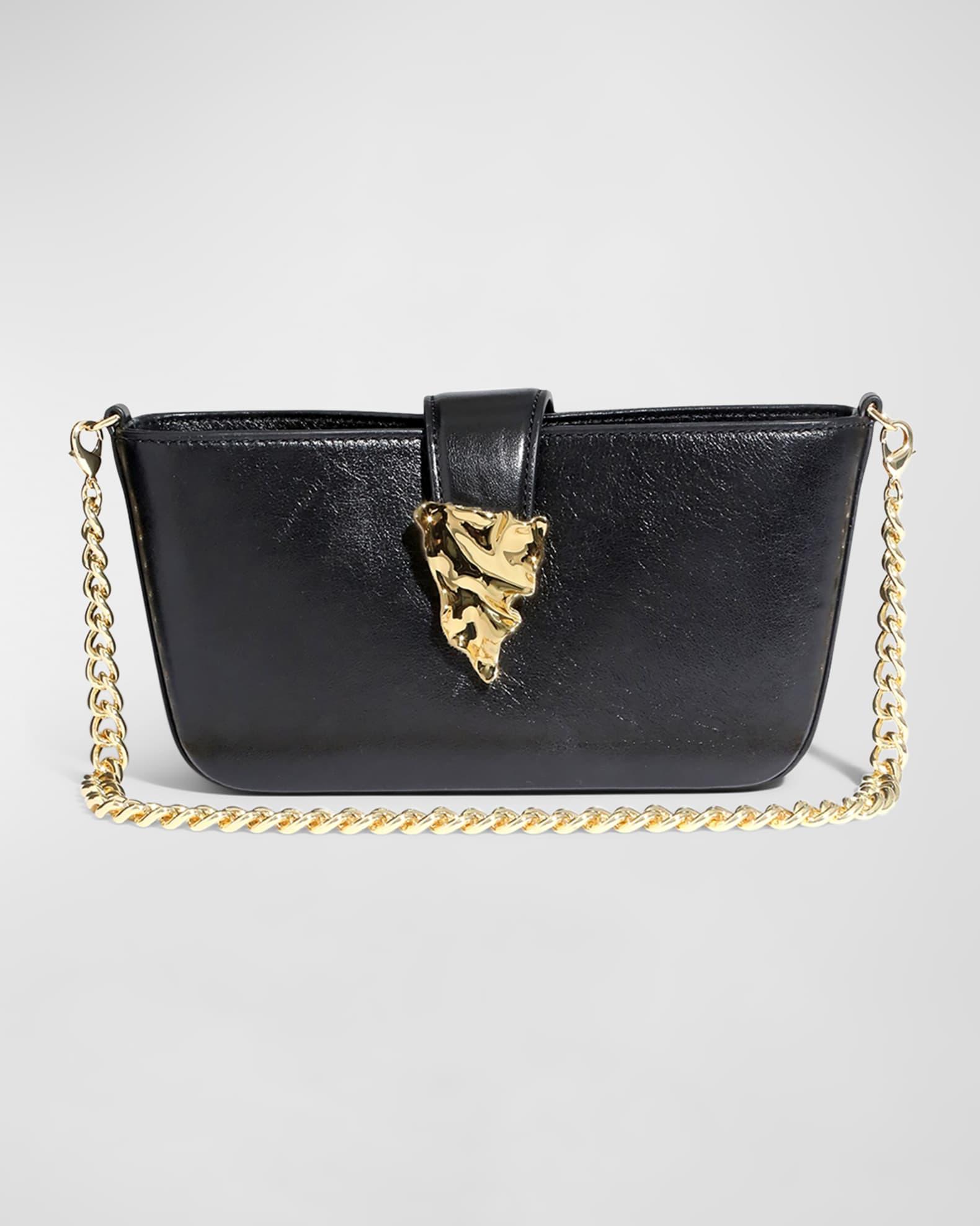 The Crumple Convertible Leather Crossbody Bag Product Image