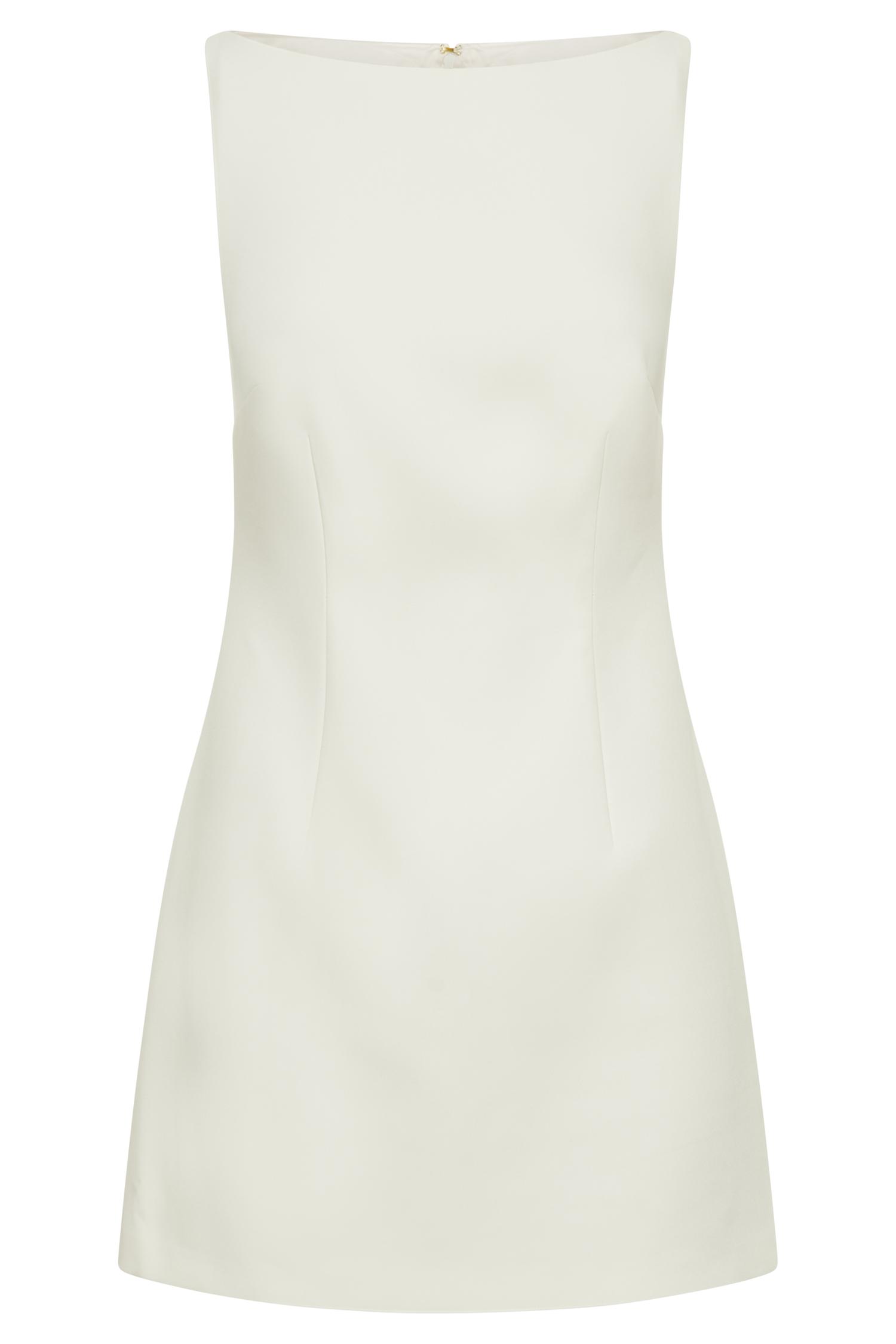 Angela Suiting Mini Dress - Ivory Product Image