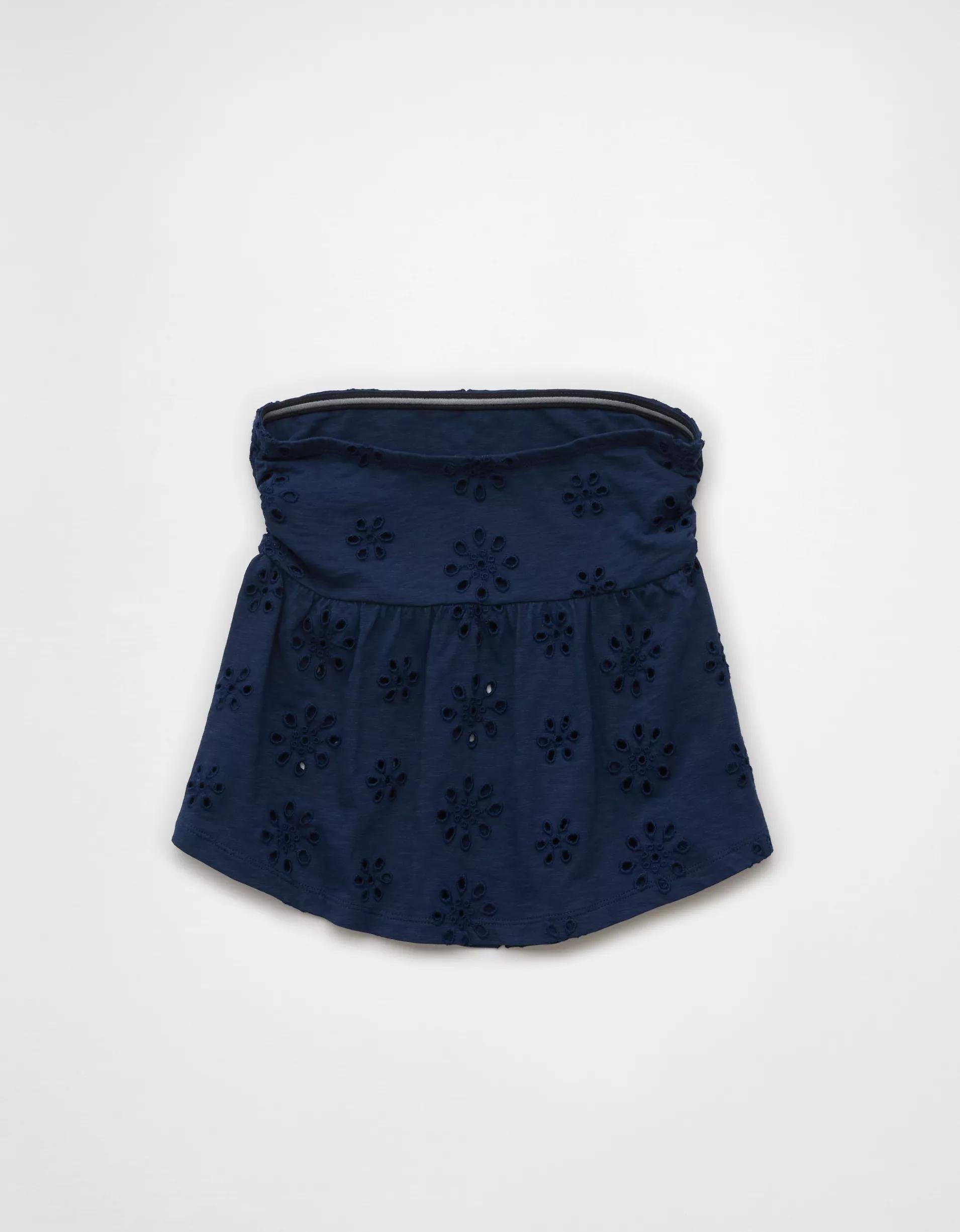 AE Sunchaser Knit Babydoll Tube Top Product Image