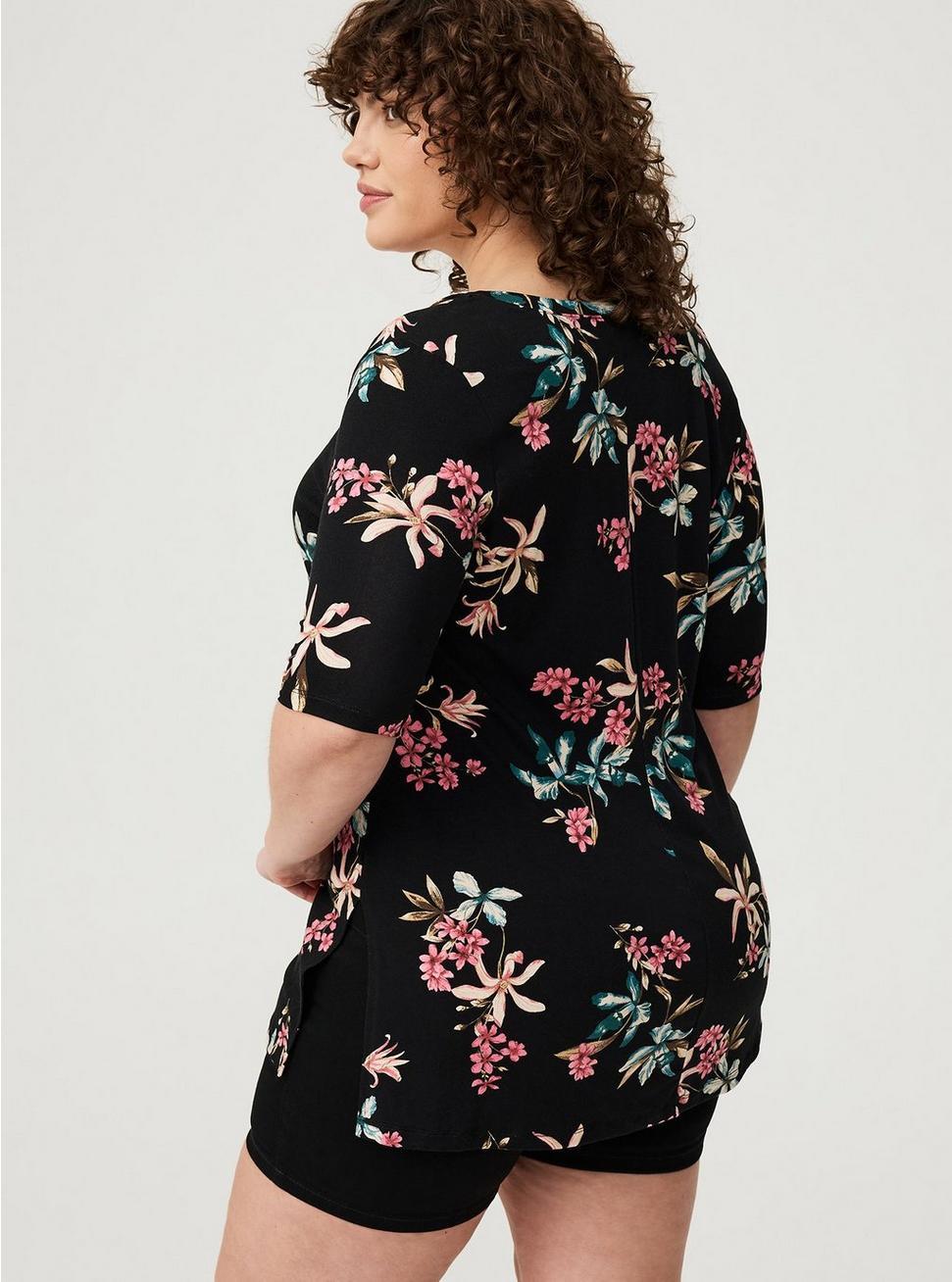 Super Soft V-Neck Tunic Tee Product Image