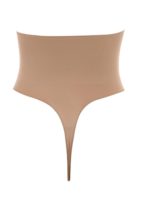  sculpting high waist thong cafe au lait Product Image