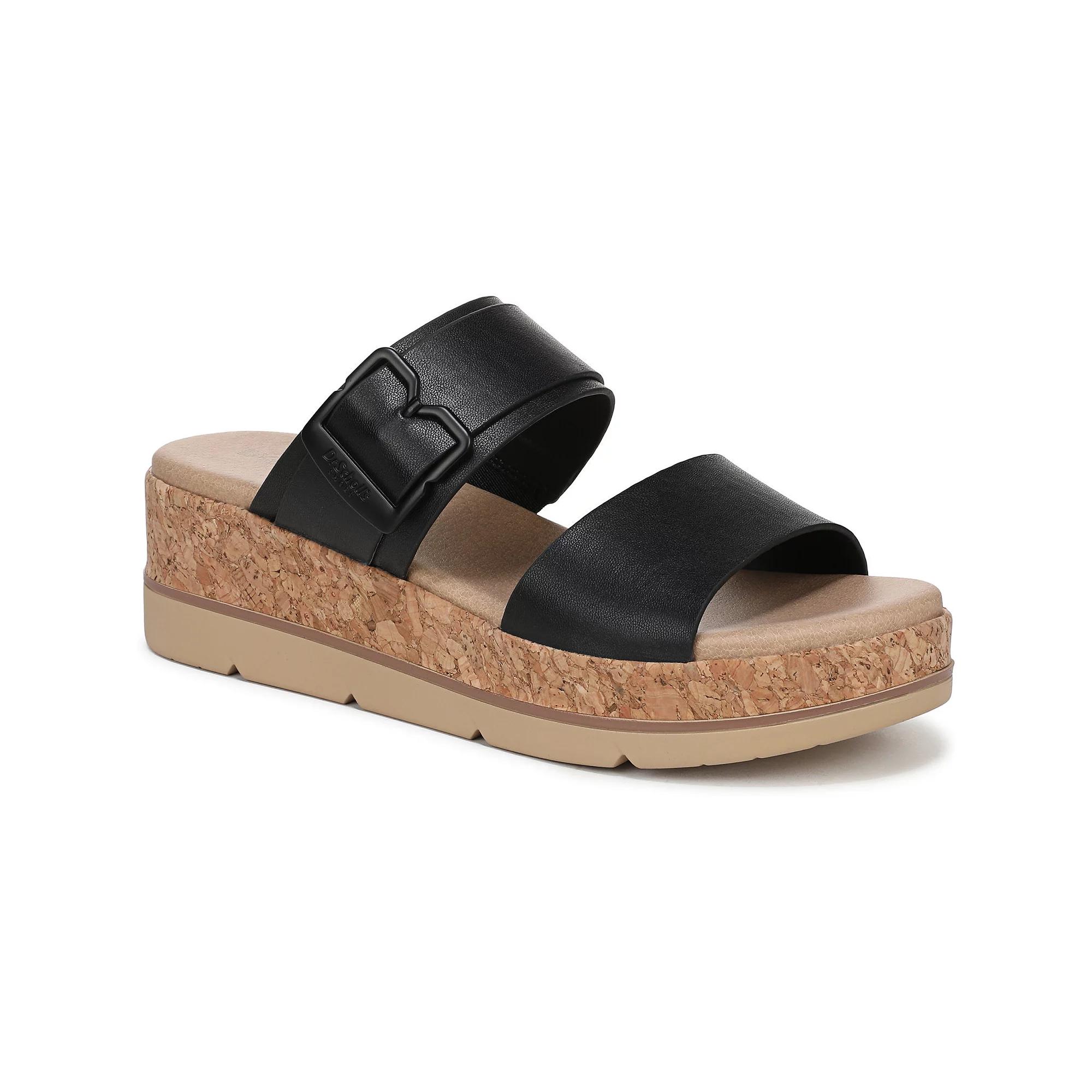 Dr. Scholl's Once More Women's Slide Sandals, Size: 6, Black Product Image