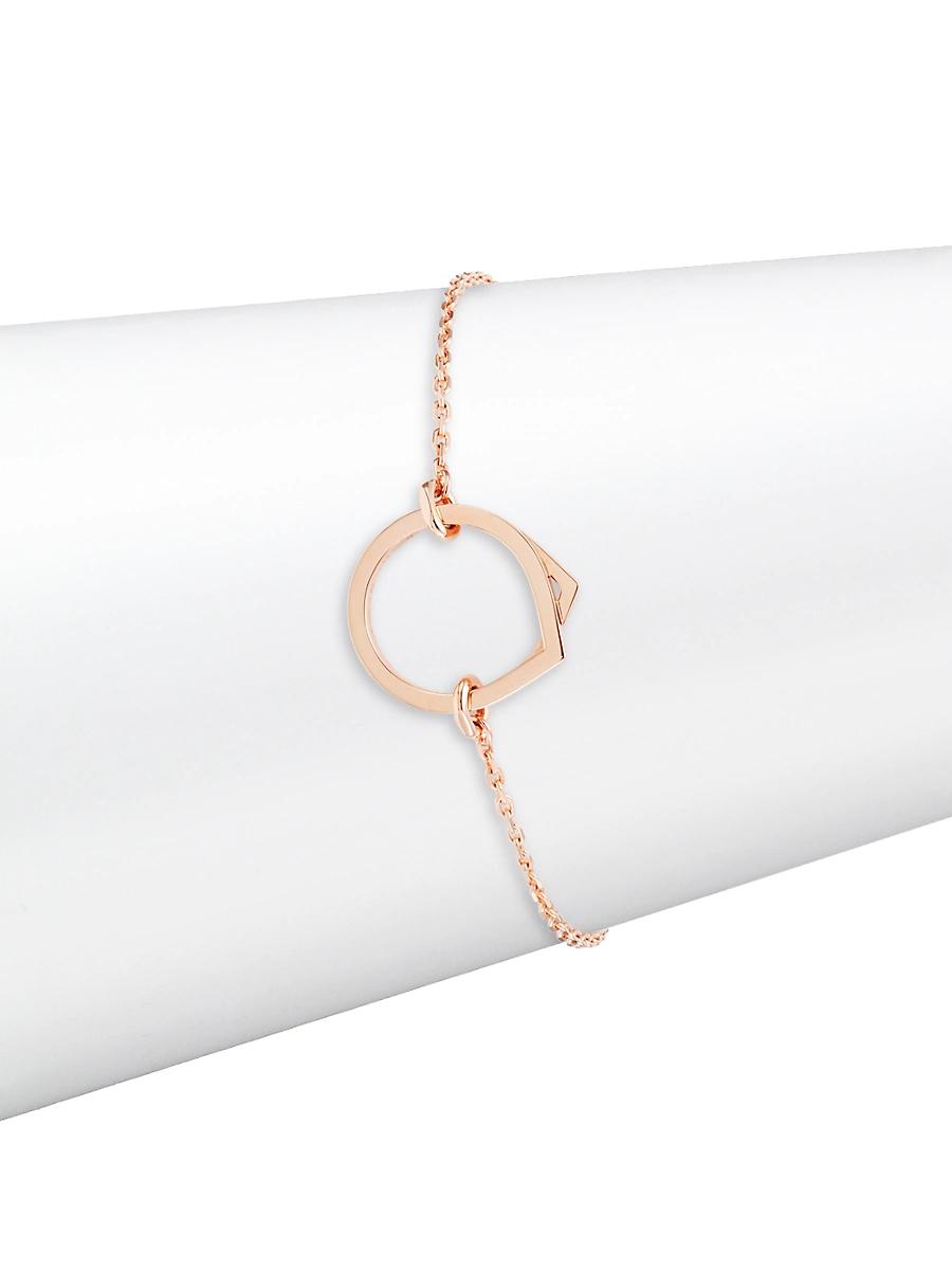 Womens Antifer 18K Rose Gold Pendant Bracelet Product Image