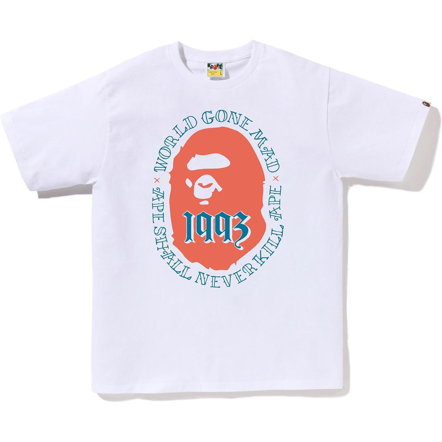 BAPE MENS COTTON APE HEAD 1993 T-SHIRT Male Product Image